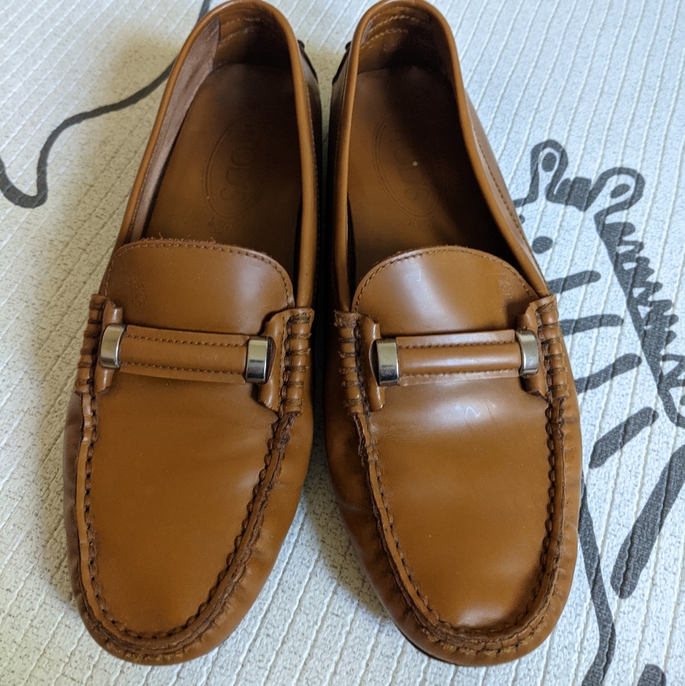 Tod's leather loafers